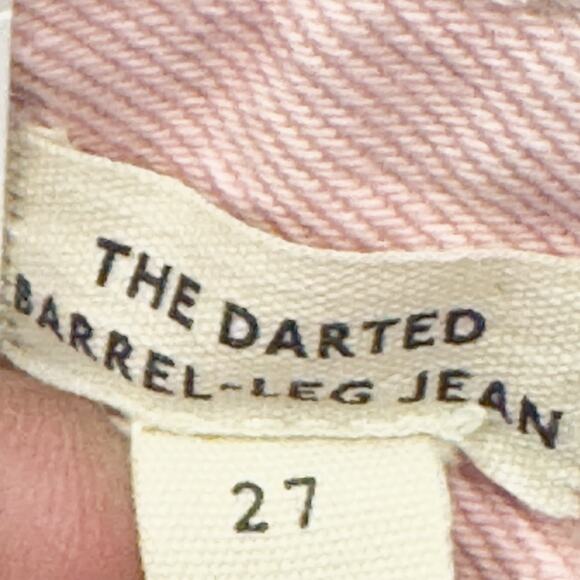 Madewell Women's The Darted Barrel-Leg Jeans Subtle Blossom Size 27 NWT - Picture 15 of 16